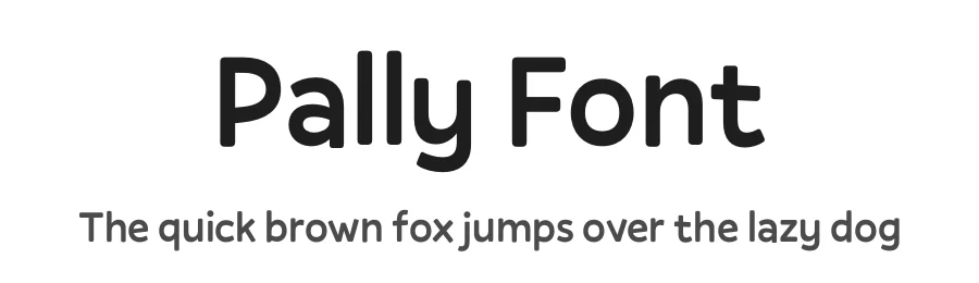 Pally Font by Indian Type Foundry — Display Font
