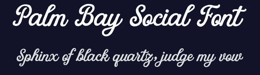 Palm Bay Social Font by Creacy Studio — Sans Serif Font — thumbnail 2