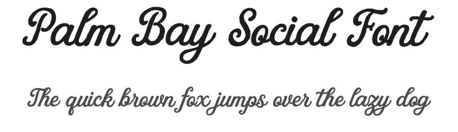 Palm Bay Social Font by Creacy Studio — Sans Serif Font