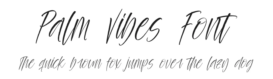 Palm Vibes Font by stylishtype.co — Script Handwritten Font