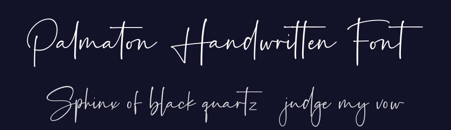 Palmaton Handwritten Font by fikryal — Script Handwritten Font — thumbnail 2