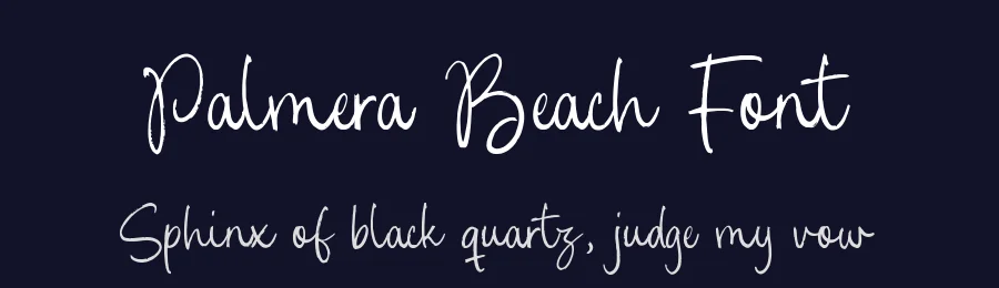 Palmera Beach Font by Timur type — Script Handwritten Font — thumbnail 2
