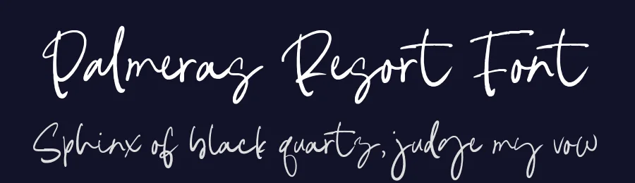 Palmeras Resort Font by Timur type — Script Handwritten Font — thumbnail 2
