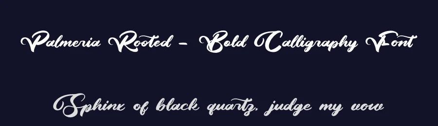 Palmeria Rooted – Bold Calligraphy Font by letterenastudios — Script Handwritten Font — thumbnail 2