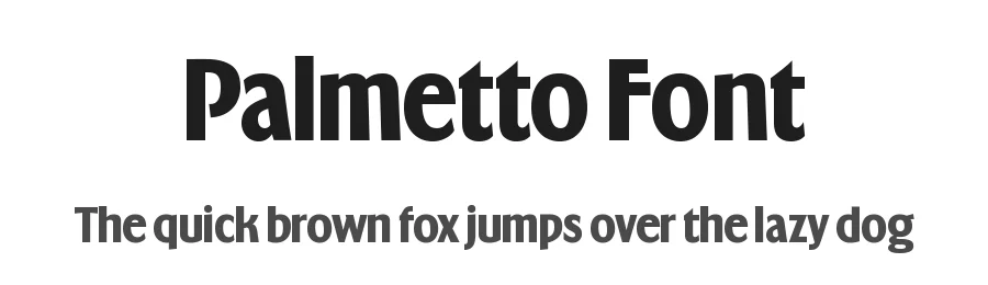 Palmetto Font by Manic Type — Sans Serif Font