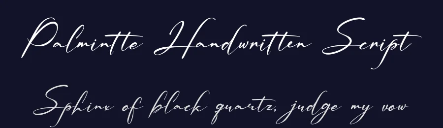 Palmintte Handwritten Script by Gracetypestudio — Script Handwritten Font — thumbnail 2