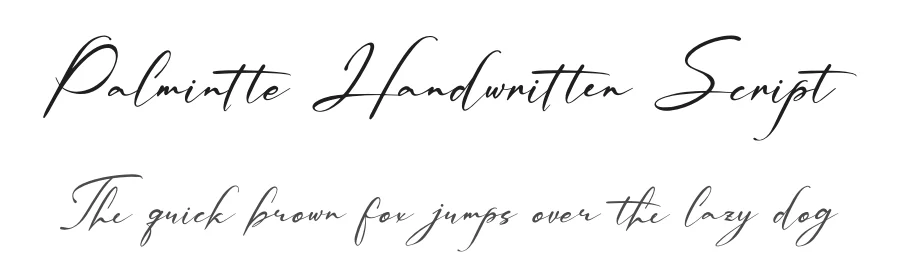 Palmintte Handwritten Script by Gracetypestudio — Script Handwritten Font