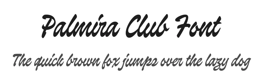 Palmira Club Font by Four Lines Studio — Script Handwritten Font