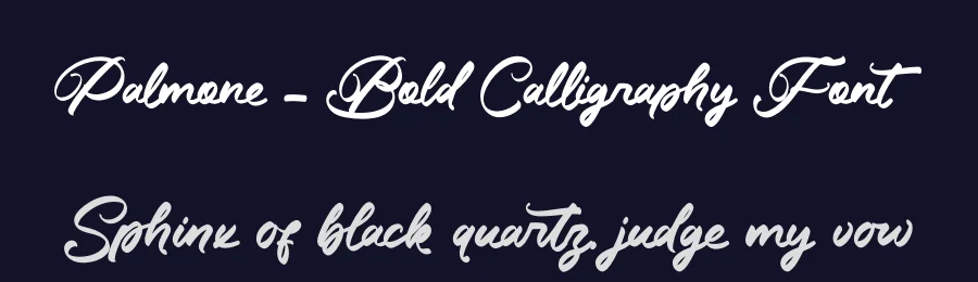 Palmone – Bold Calligraphy Font by letterenastudios — Script Handwritten Font — thumbnail 2