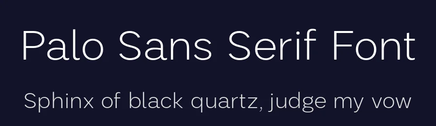 Palo Sans Serif Font by TypeUnion — Sans Serif Font — thumbnail 2