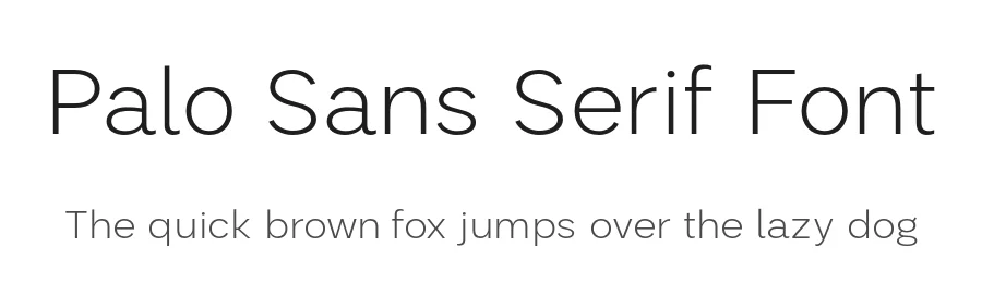 Palo Sans Serif Font by TypeUnion — Sans Serif Font