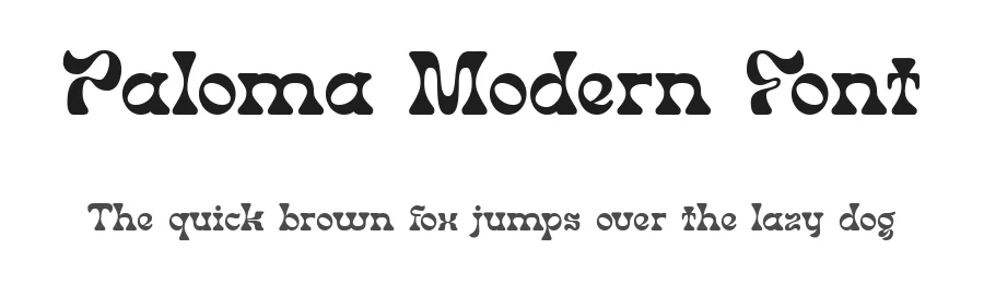 Paloma Modern Font by Bellinghamtype Foundry — Display Font