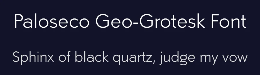 Paloseco Geo-Grotesk Font by defharo — Sans Serif Font — thumbnail 2