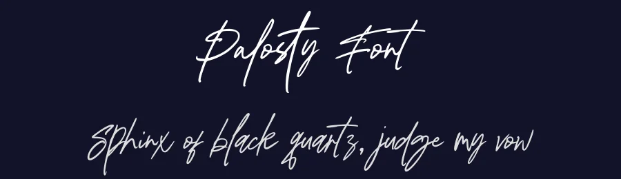 Palosty Font by tebaltipiss — Script Handwritten Font — thumbnail 2