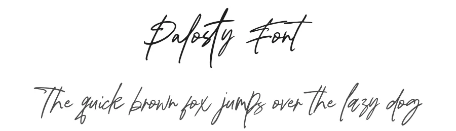 Palosty Font by tebaltipiss — Script Handwritten Font