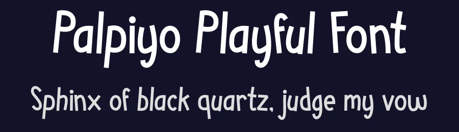 Palpiyo Playful Font by Aivos Dreams — Display Font — thumbnail 2