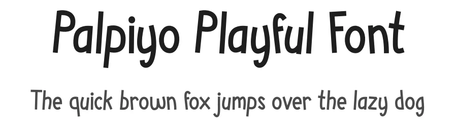Palpiyo Playful Font by Aivos Dreams — Display Font