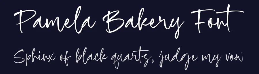 Pamela Bakery Font by Timur type — Script Handwritten Font — thumbnail 2