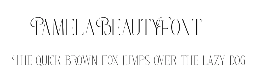 Pamela Beauty Font by nihstudio — Serif Font