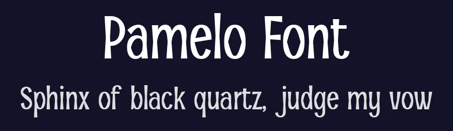 Pamelo Font by Pekotype — Sans Serif Font — thumbnail 2