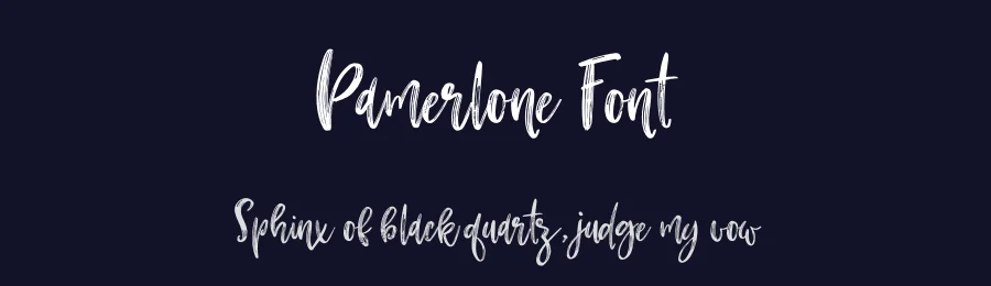 Pamerlone Font by metafontsy — Script Handwritten Font — thumbnail 2