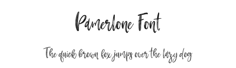 Pamerlone Font by metafontsy — Script Handwritten Font