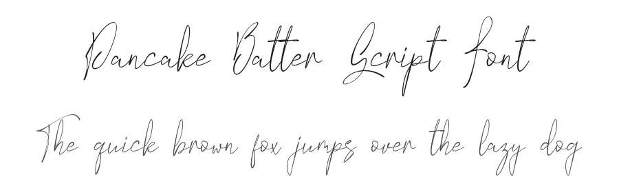 Pancake Batter Script Font by edricstudio — Script Handwritten Font