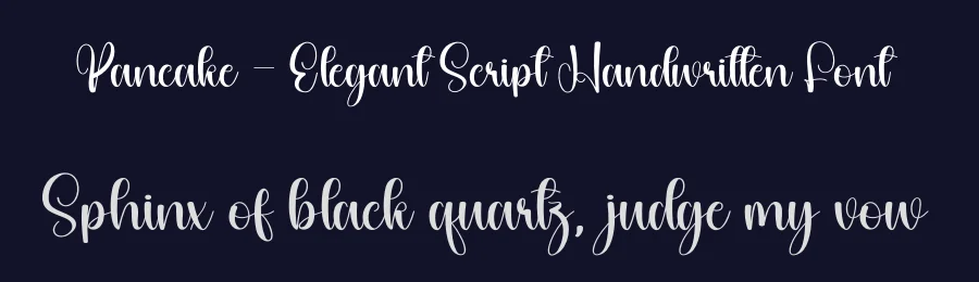Pancake – Elegant Script Handwritten Font by andikastudio — Script Handwritten Font — thumbnail 2