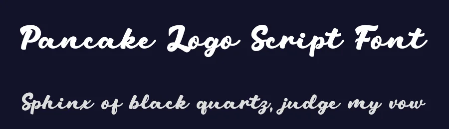 Pancake Logo Script Font by Basnistudio — Script Handwritten Font — thumbnail 2