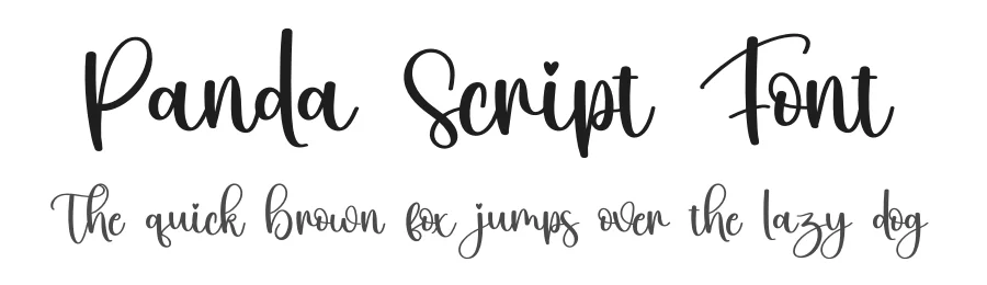 Panda Script Font by creativeletter — Script Handwritten Font