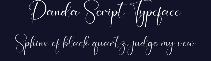 Panda Script Typeface by creativeletter — Script Handwritten Font — thumbnail 2