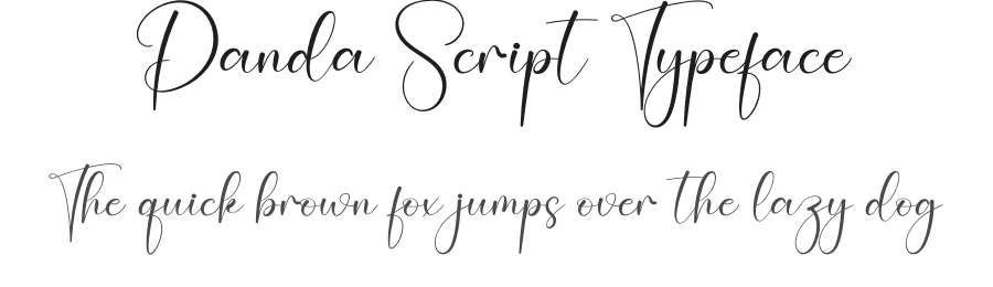 Panda Script Typeface by creativeletter — Script Handwritten Font