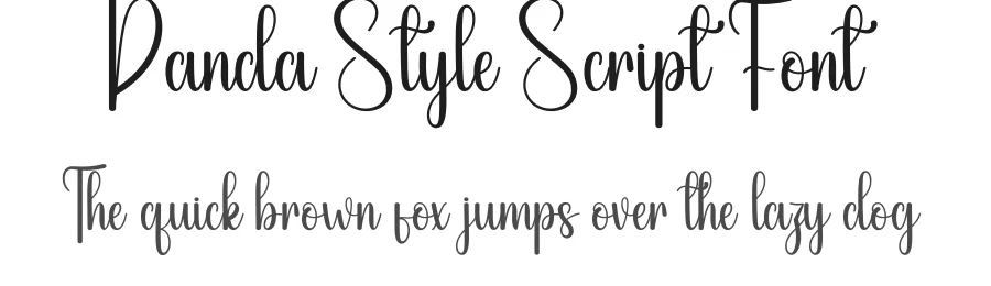 Panda Style Script Font by andikastudio — Script Handwritten Font
