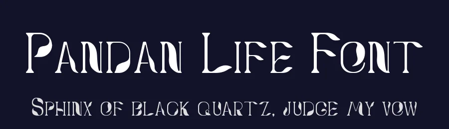 Pandan Life Font by imamfathoni0 — Display Font — thumbnail 2
