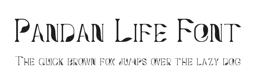 Pandan Life Font by imamfathoni0 — Display Font