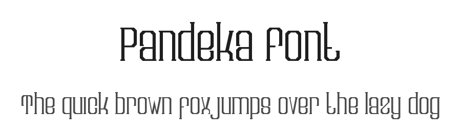 Pandeka Font by edricstudio β Serif Font