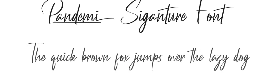 Pandemi Siganture Font by nihstudio — Script Handwritten Font
