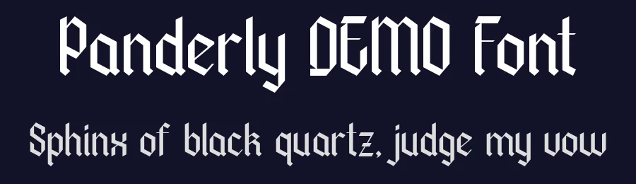 Panderly DEMO Font by Say Studio — Display Font — thumbnail 2