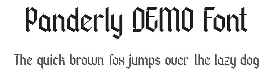 Panderly DEMO Font by Say Studio — Display Font