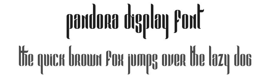 Pandora Display Font by vp_creative_shop — Display Font