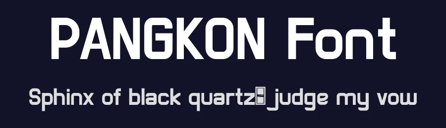 PANGKON Font by Design Amour — Sans Serif Font — thumbnail 2