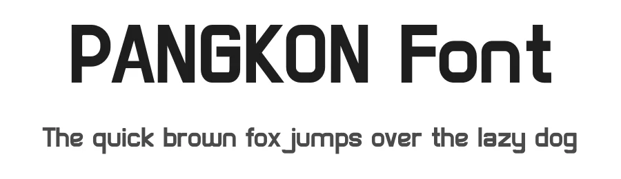 PANGKON Font by Design Amour — Sans Serif Font