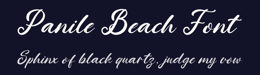 Panile Beach Font by Imaginatype — Script Handwritten Font — thumbnail 2