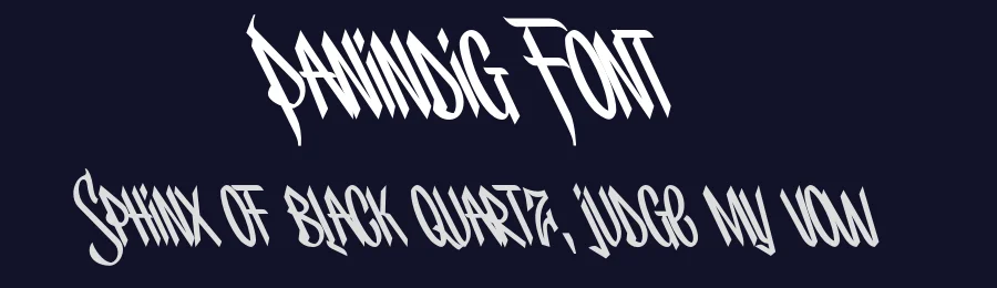 Panindig Font by Lorenzo Martinez — Display Font — thumbnail 2