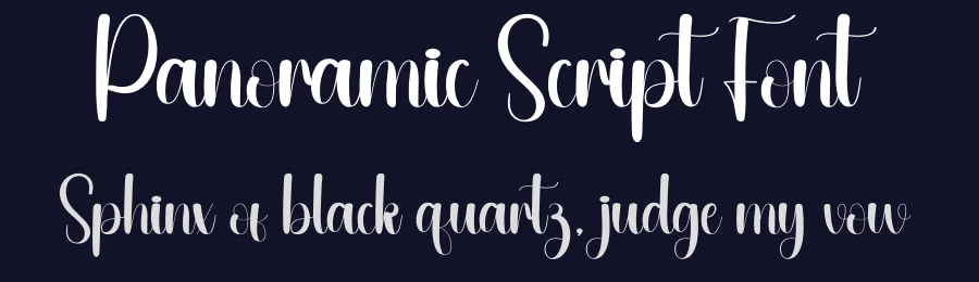 Panoramic Script Font by andikastudio — Script Handwritten Font — thumbnail 2