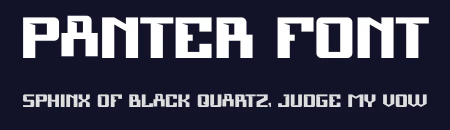 Panter Font by albert_kalingga — Display Font — thumbnail 2
