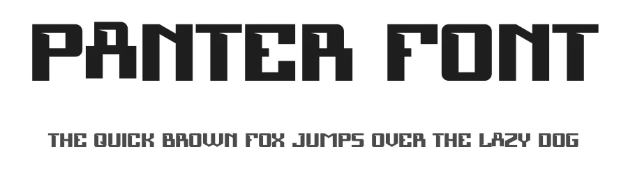 Panter Font by albert_kalingga — Display Font