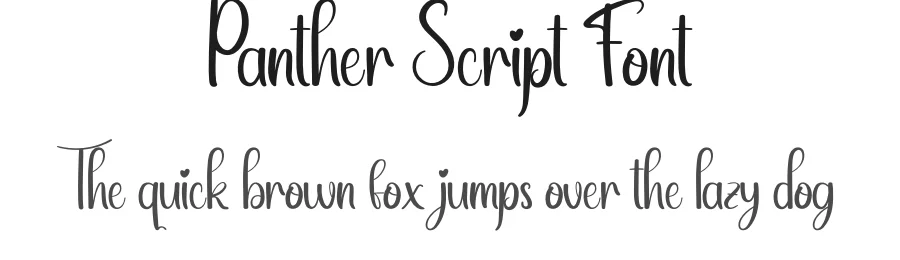 Panther Script Font by andikastudio — Script Handwritten Font