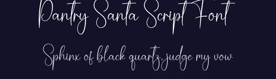 Pantry Santa Script Font by creativeletter — Script Handwritten Font — thumbnail 2