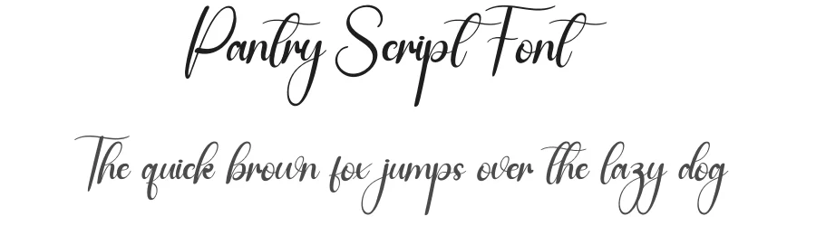 Pantry Script Font by andikastudio — Script Handwritten Font